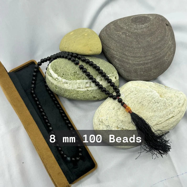 Black Aqeeq Tasbeeh 100 Beads