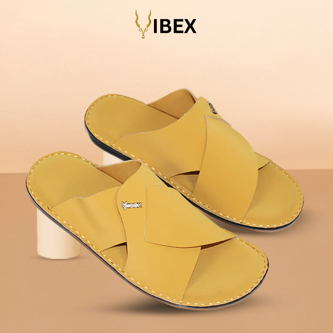 Handmade Slippers Yellow ( Soft)