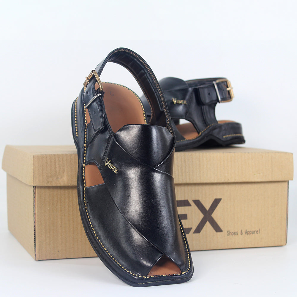New Unique Peshawari Chappal Black