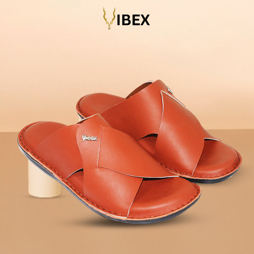 Handmade Slippers Orange ( Soft)