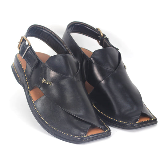 New Unique Peshawari Chappal Black