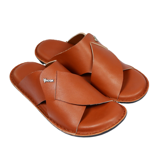 Handmade Slippers Orange ( Soft)