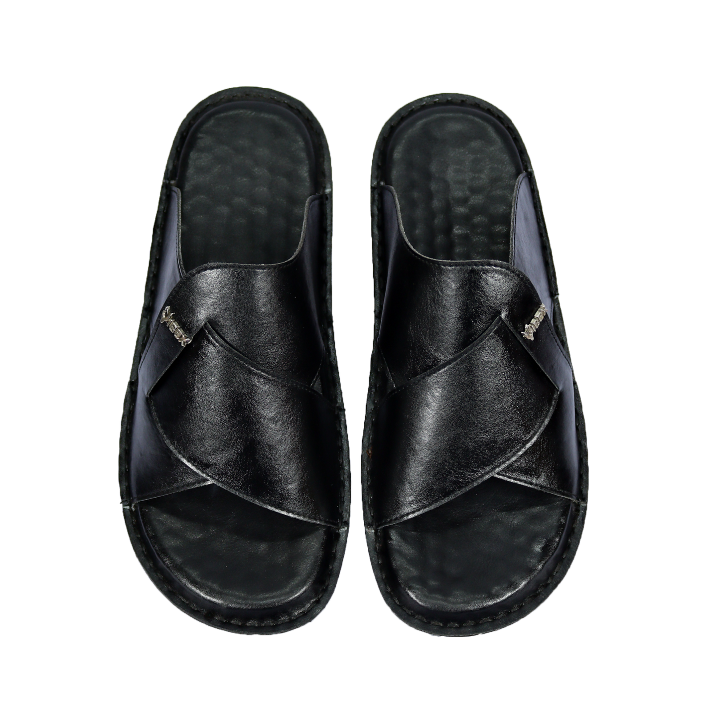 Handmade Slippers Black ( Soft)