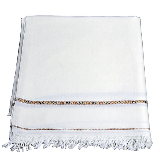 96 Pashmina Swati Shawl Off-white Color