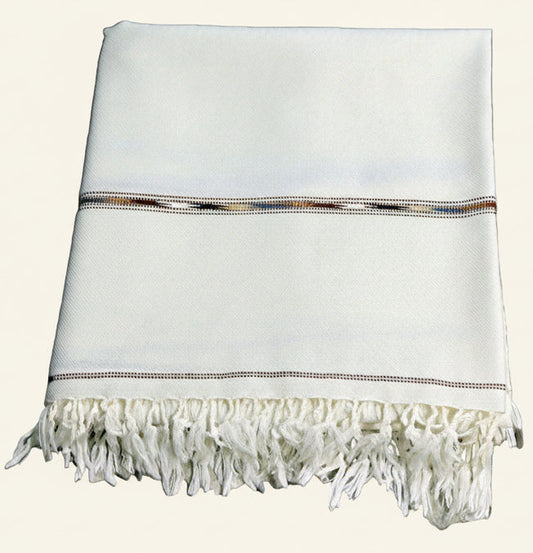 48 wool Off-White Swati Shawl
