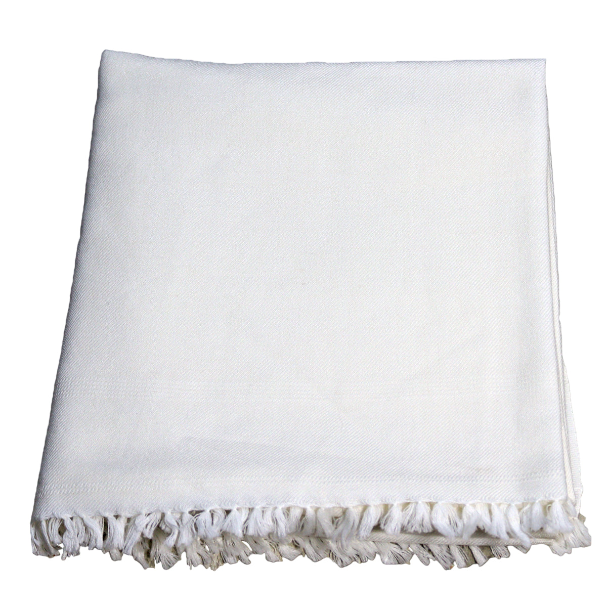 72 Double Plan -White Swati Shawl