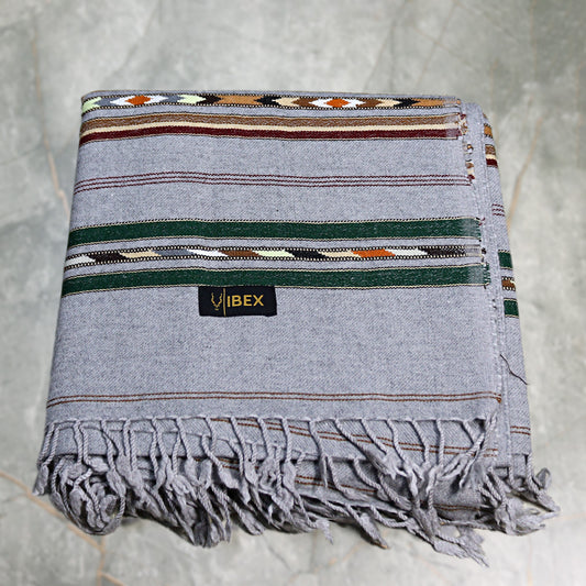 Angora  Swati Handmade Shawl Grey  Color Sada