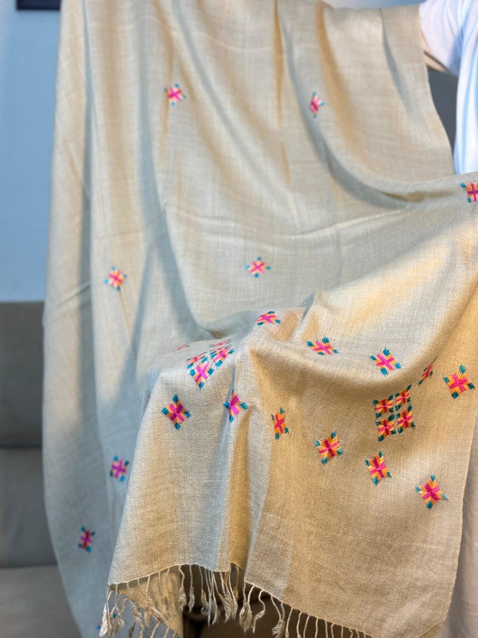 Ladies Handmade Swati Shawl