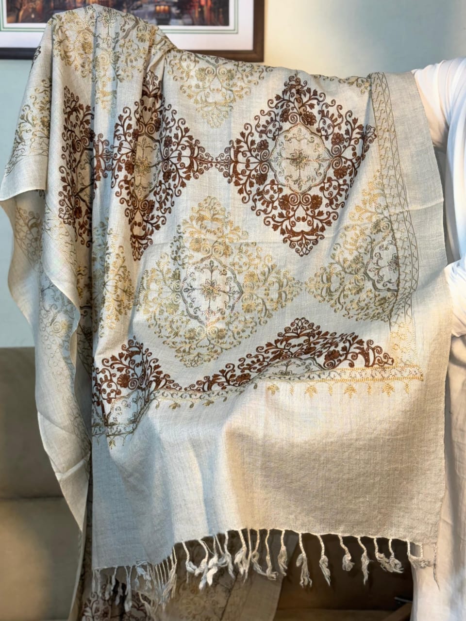 Ladies Handmade Swati Shawl