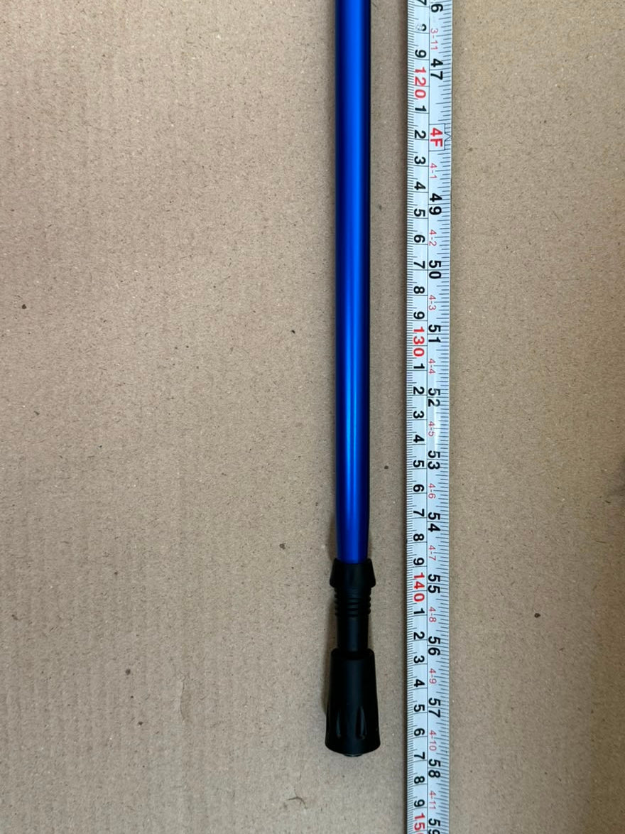 Ergonomic Grip Handle Hicking Blue Stick