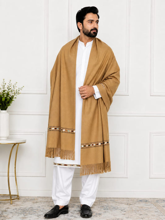 Handmade Sawti Shawls (Brown)
