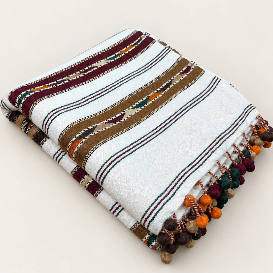 IBEX Swati Gulbahar 5 Gola Handmade Pure Wool Sharhi