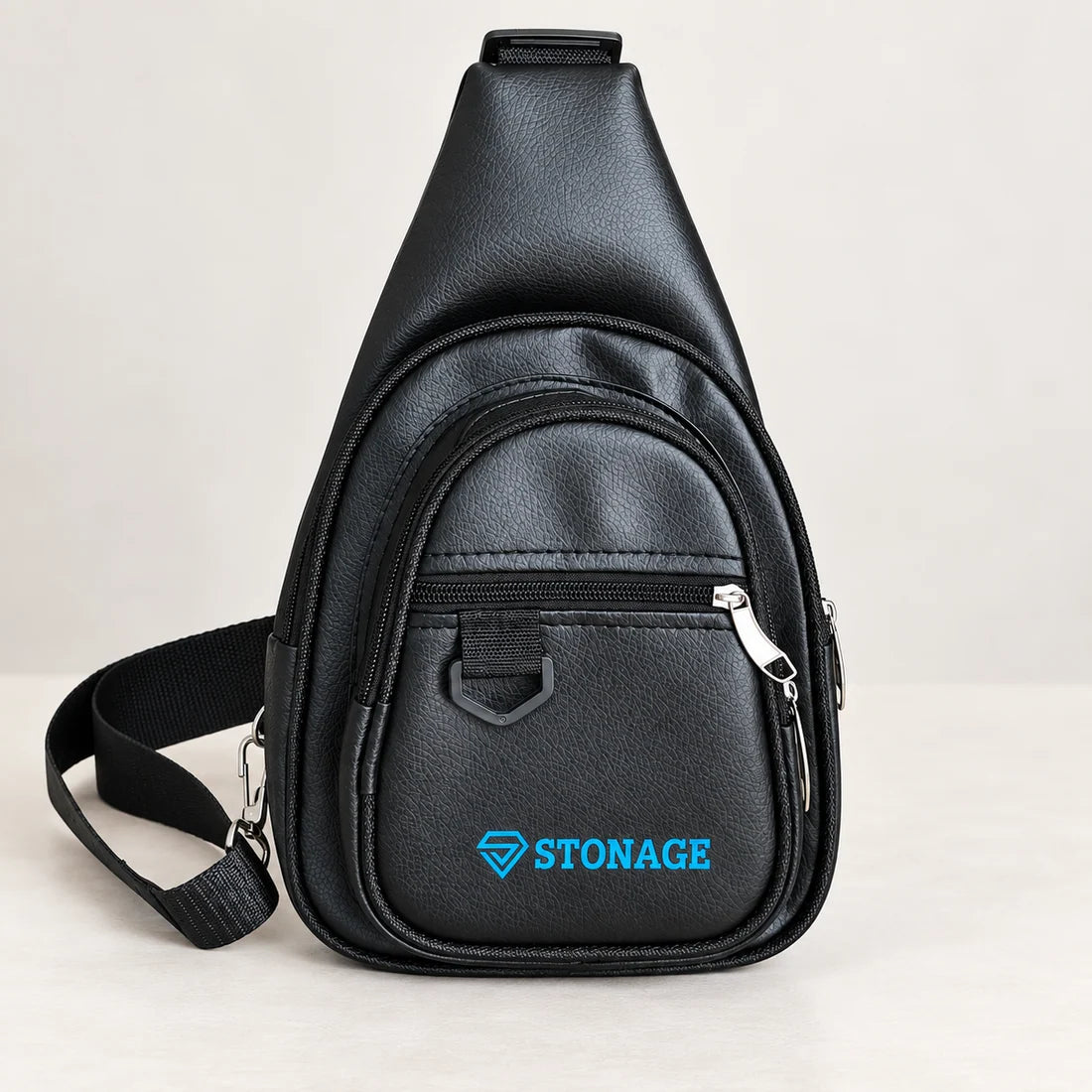 Handmade Cross Body Bag for Umrah, with Adjustable 2 sided belt & 3 Secure Pockets