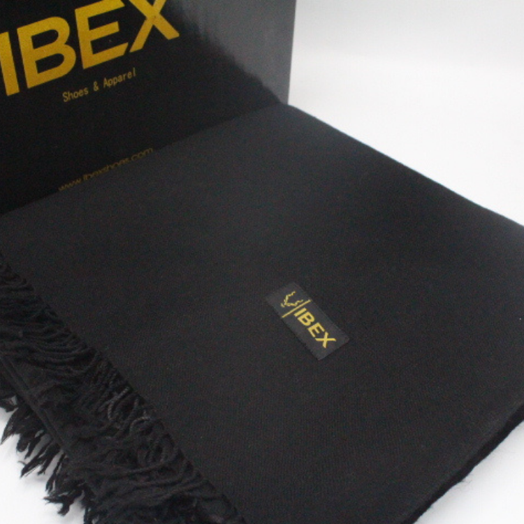 Swati Shawl Plain Black