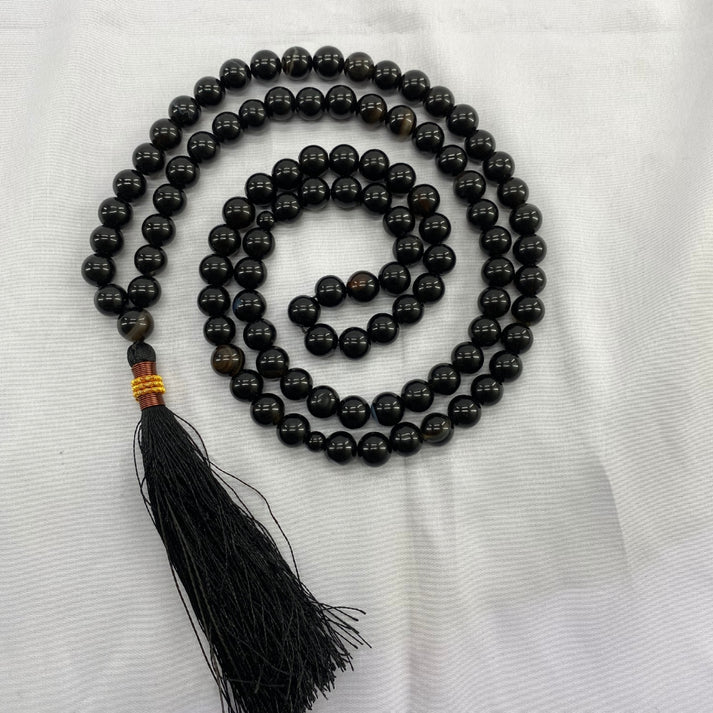 Black Aqeeq Tasbeeh 100 Beads