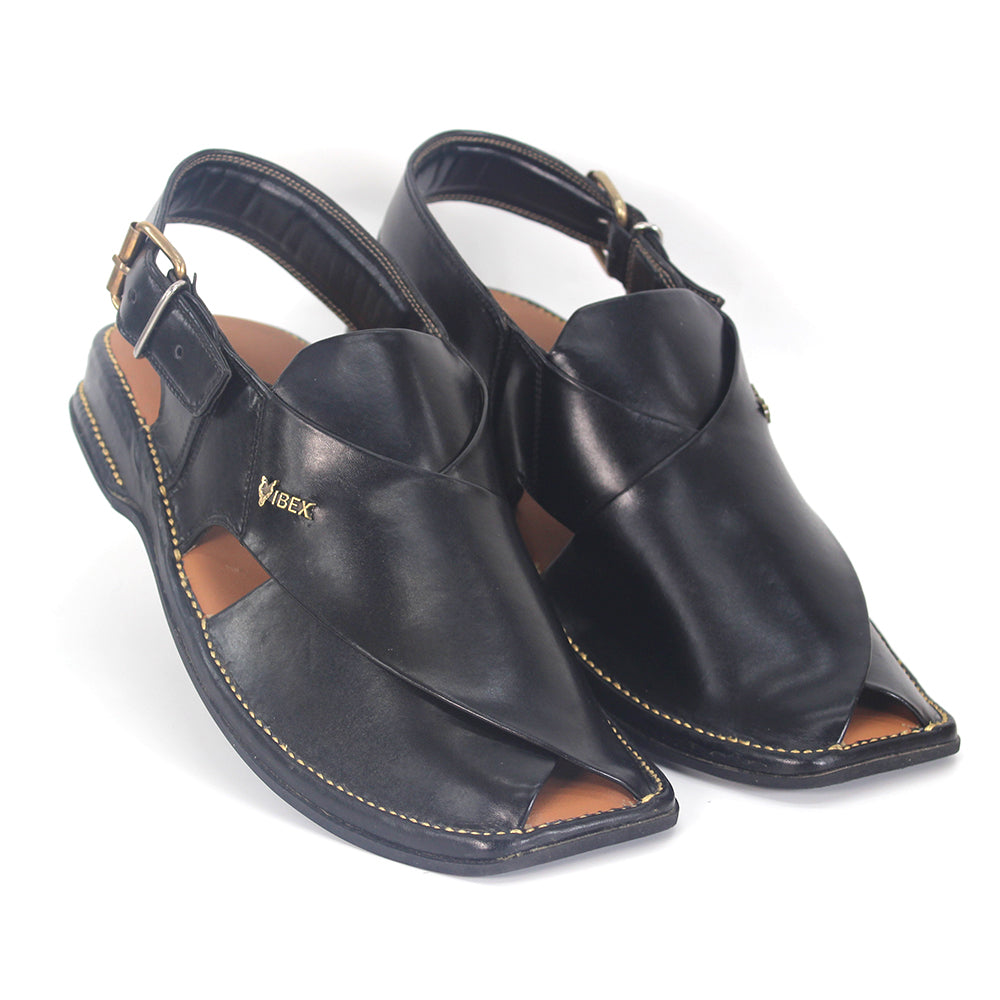 New Unique  Peshawari Chappal Black
