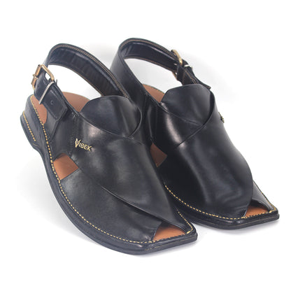 New Unique  Peshawari Chappal Black