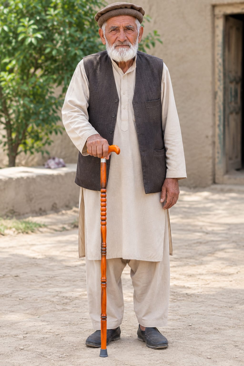 Premium Wooden Walking Cane