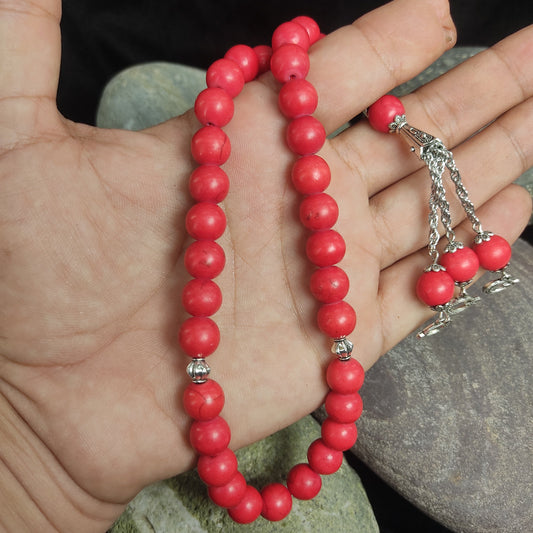 Red Feroza  Tasbih Collection