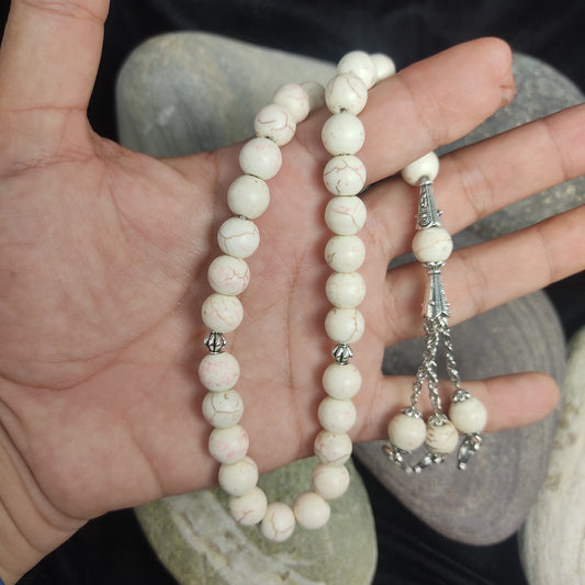 White Feroza  Tasbihat Collection