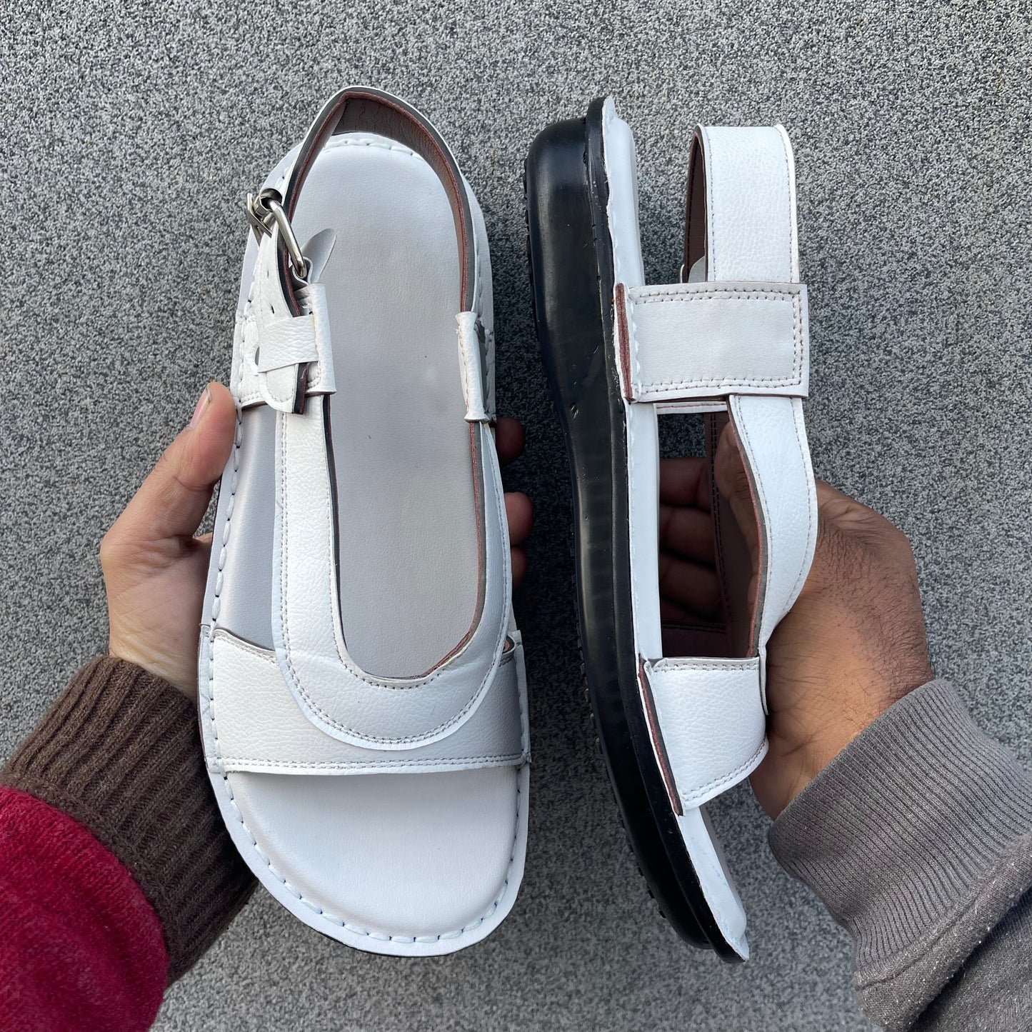 Handmade Leather Slippers for Hajj & Umrah