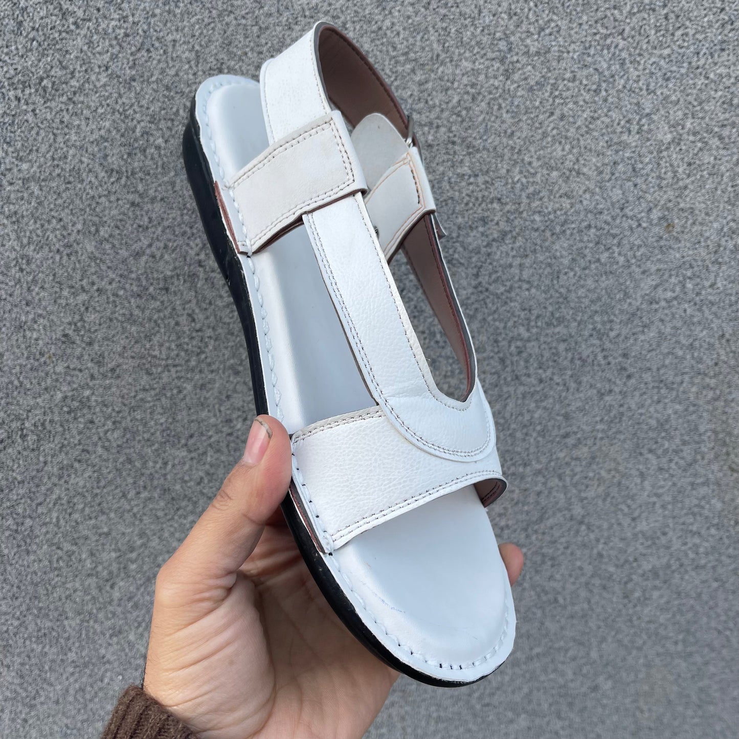 Handmade Leather Slippers for Hajj & Umrah