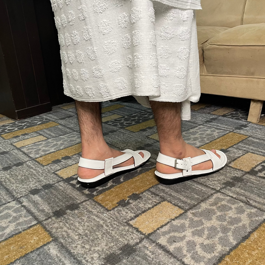 Handmade Leather Slippers for Hajj & Umrah