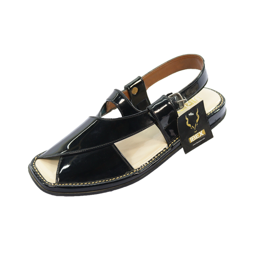 Ladies Peshawari Chappal Black.