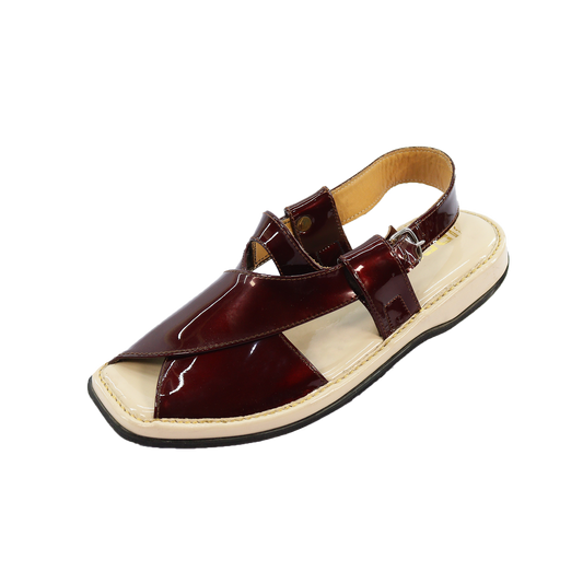 Ladies Peshawari Chappal Maroon.