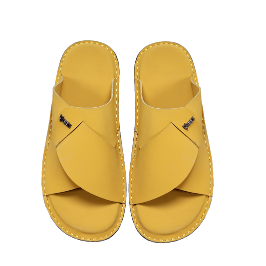 Handmade Slippers Yellow ( Soft)