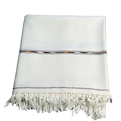 72 Double   Off-White Swati Shawl