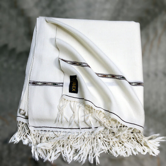 72 Fine , Off-White, Premium Quality, Swati Handmade Shawl