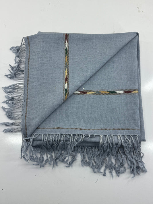 Handmade Sawti Shawls (Grey)