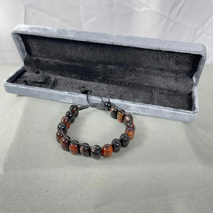 Turkish Round Brown Aqeeq Stone Tasbeeh