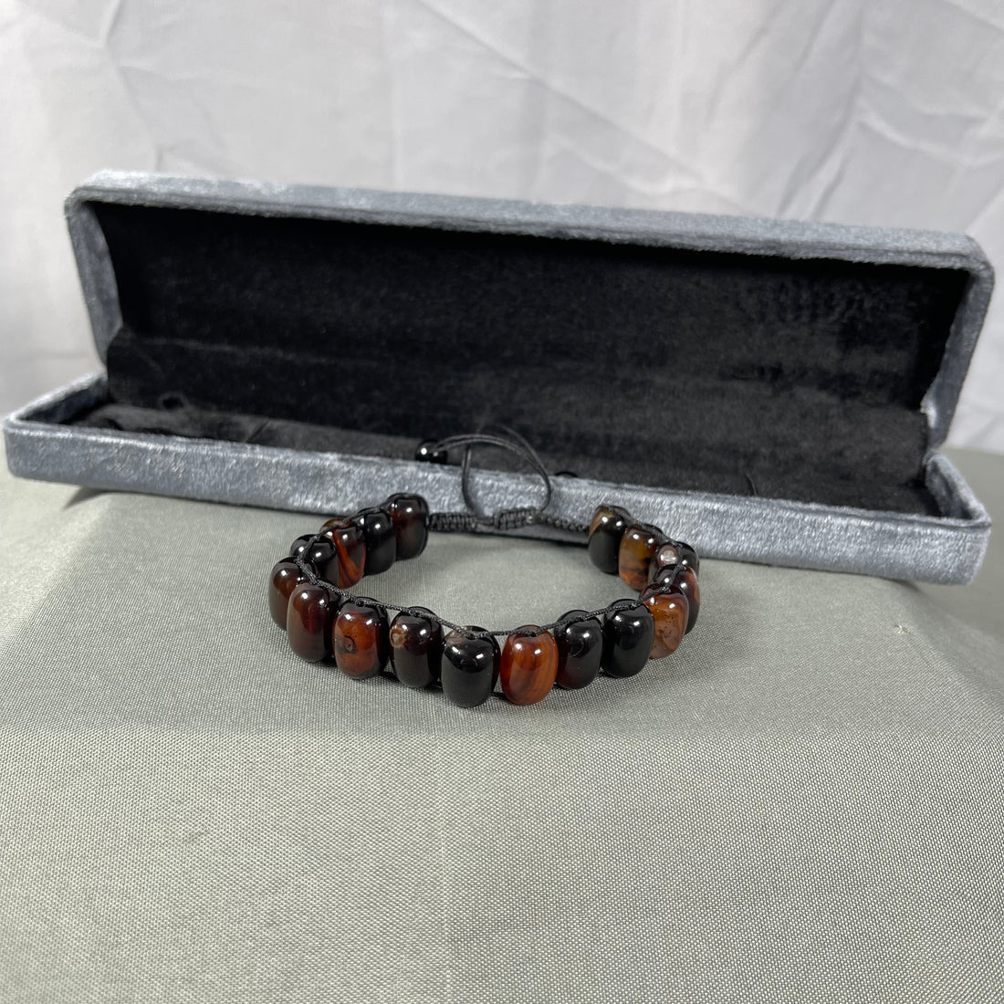 Turkish Round Brown Aqeeq Stone Tasbeeh