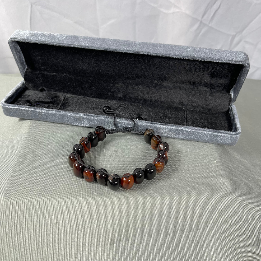 Turkish Round Brown Aqeeq Stone Tasbeeh