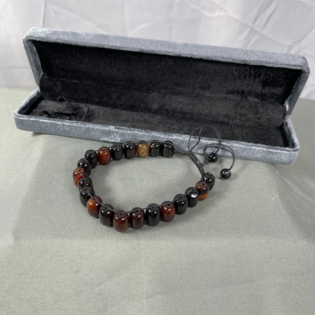 Turkish Round Brown Aqeeq Stone Tasbeeh