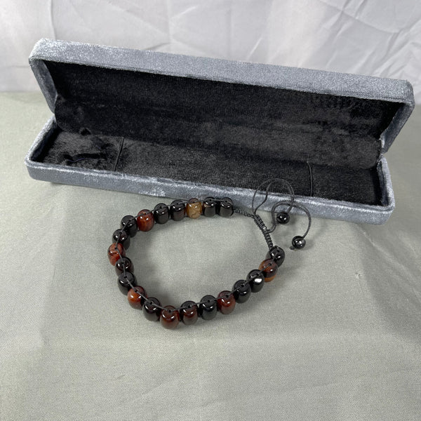Turkish Round Brown Aqeeq Stone Tasbeeh