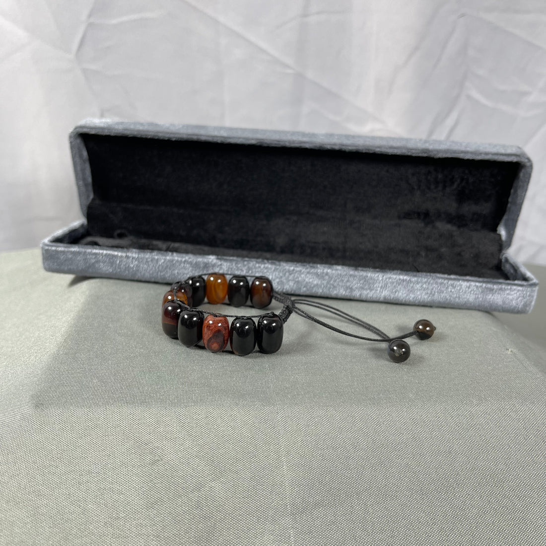 Turkish Round Brown Aqeeq Stone Tasbeeh