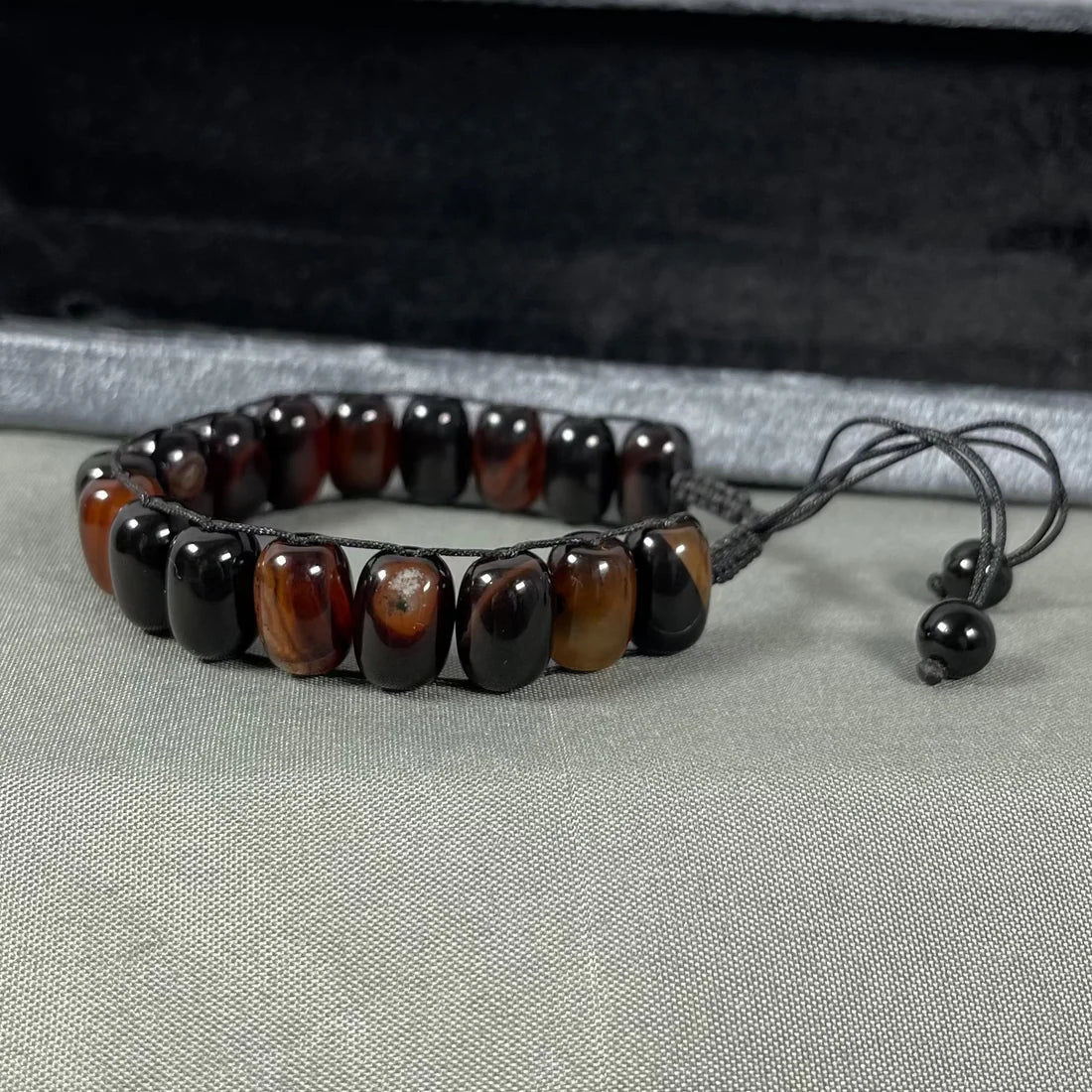 Turkish Round Brown Aqeeq Stone Tasbeeh
