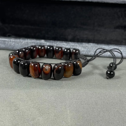 Turkish Round Brown Aqeeq Stone Tasbeeh