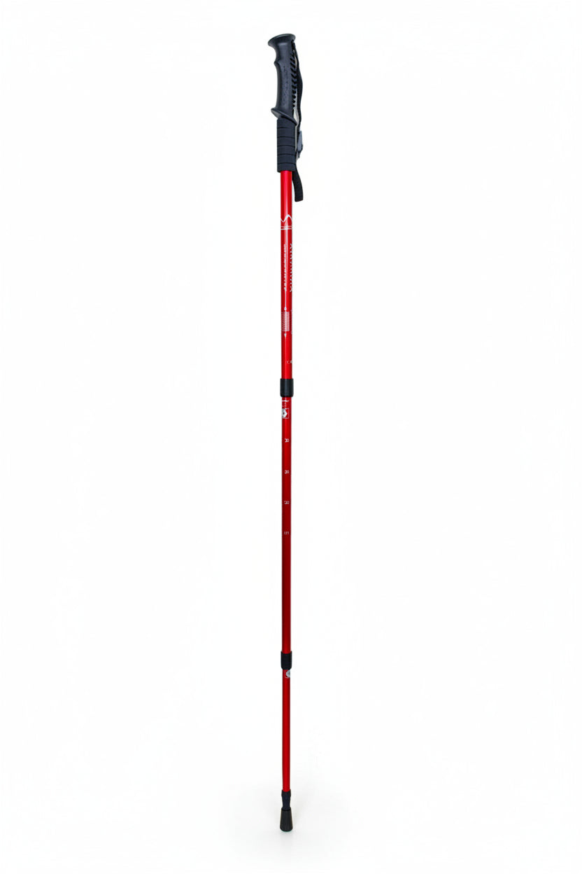 Ergonomic Grip Handle Hicking Red Stick