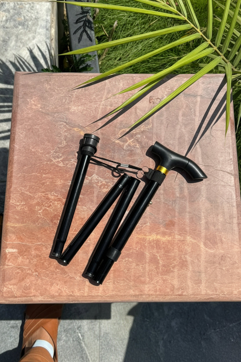 Collapsible Walking Stick Black
