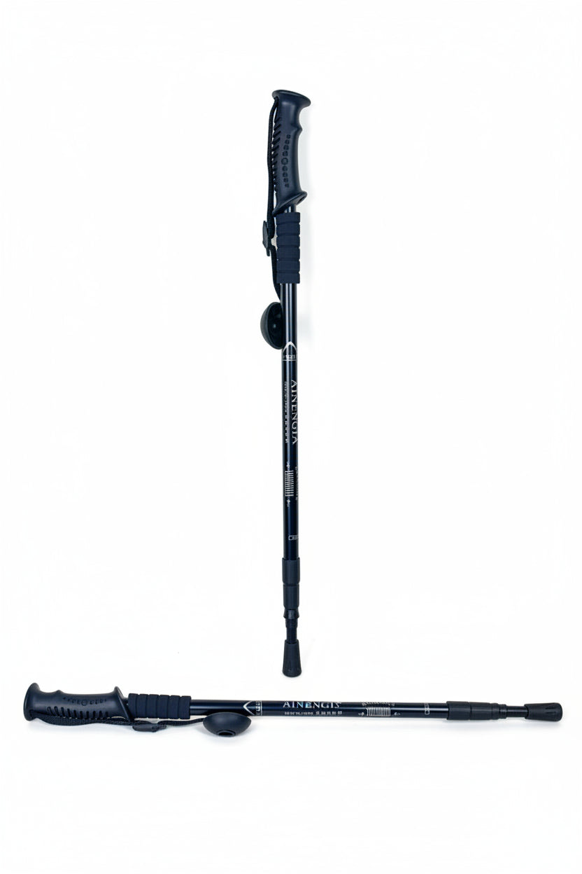 Ergonomic Grip Handle Hicking Black Stick