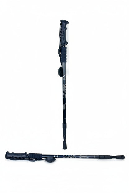 Ergonomic Grip Handle Hicking Black Stick