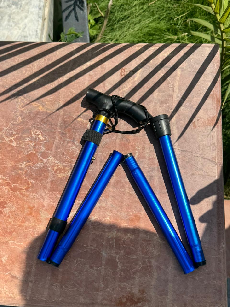 Collapsible Walking Stick Blue