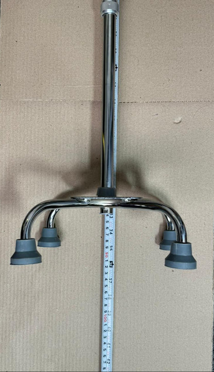 T Shape Quad cane (Four Legged Walking Stick)