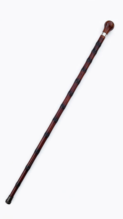 Gol Premium Head Dark Brown Walking Stick