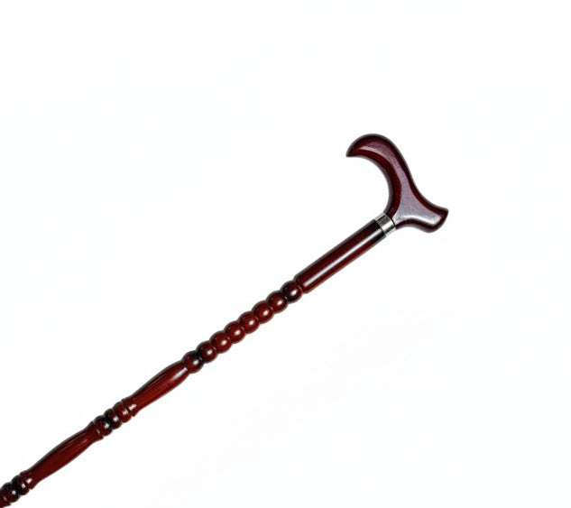 Wood Walking Cane Dark Brown