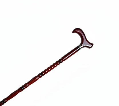 Wood Walking Cane Dark Brown